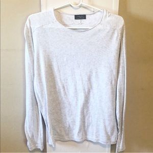ZARA White Sweater Long Sleeve Shirt